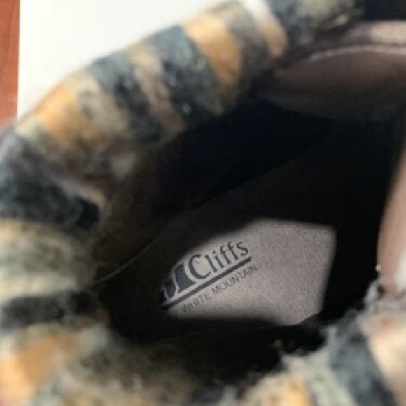 Cliffs By White Mountain Women Brown Lace Up High Top Winter Ankle Boot Size 10 - Picture 3 of 10